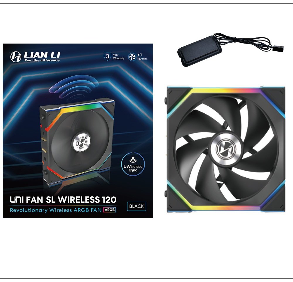 Вентилятор LIAN LI Uni Fan SL Wireless 120 ARGB 12SL1W1B купить,NaN