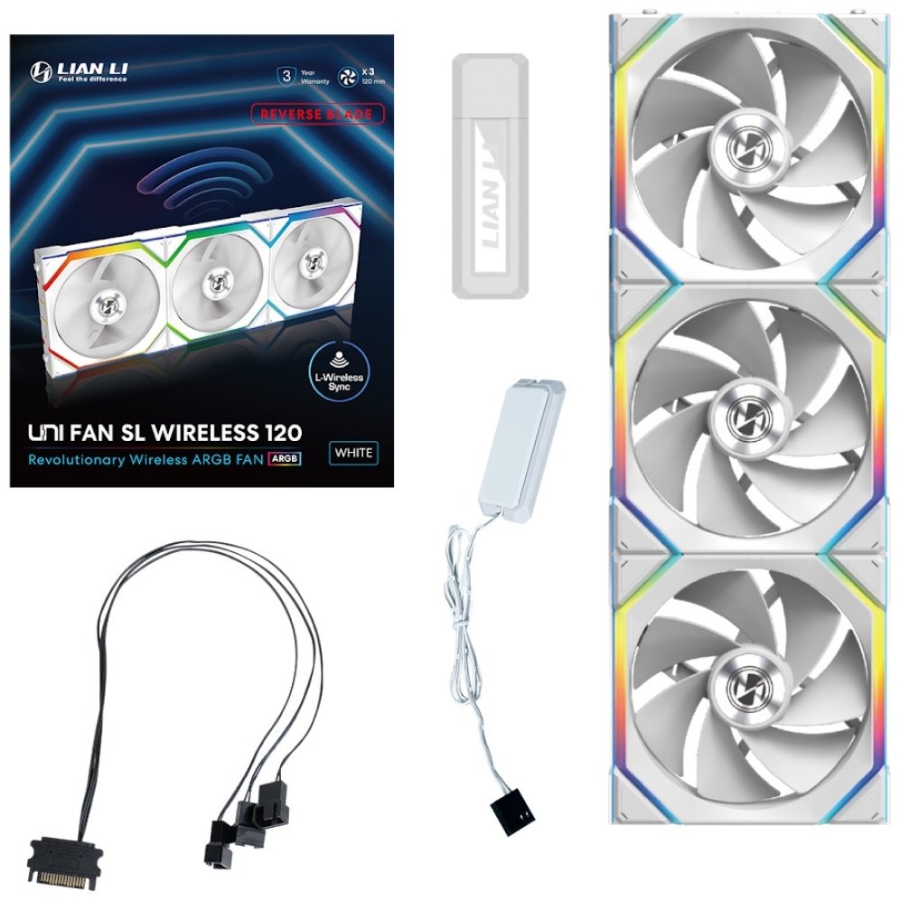 Вентилятор LIAN LI Uni Fan SL Wireless 120 ARGB Reverse Blade 12RSL1W3W