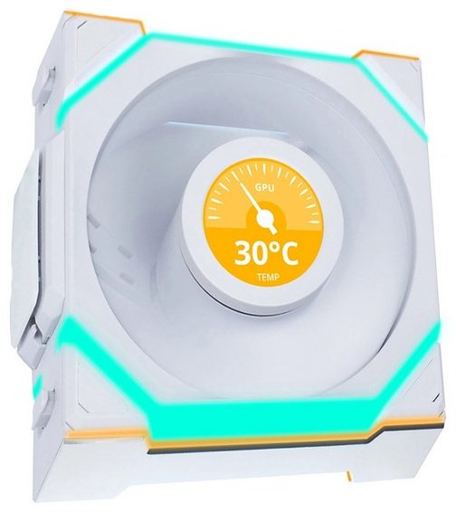 Вентилятор LIAN LI Uni Fan SL Wireless LCD 120 ARGB Reverse Blade 12RSLLCD1W1W купить,NaN