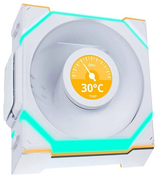Вентилятор LIAN LI Uni Fan SL Wireless LCD 120 ARGB Reverse Blade 12RSLLCD1W1W купить,NaN