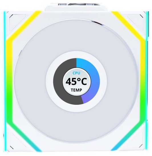 Вентилятор LIAN LI Uni Fan SL Wireless LCD 120 ARGB Reverse Blade 12RSLLCD1W1W купить,NaN