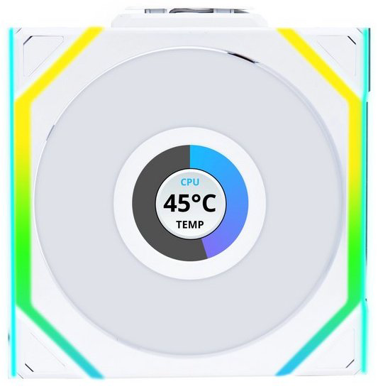 Вентилятор LIAN LI Uni Fan SL Wireless LCD 120 ARGB Reverse Blade 12RSLLCD1W1W купить,NaN