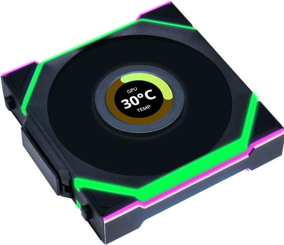 Вентилятор LIAN LI UNI FAN SL WIRELESS LCD 120 Reverse Blade, G99.12RSLLCD1W1B.00 купить,27860