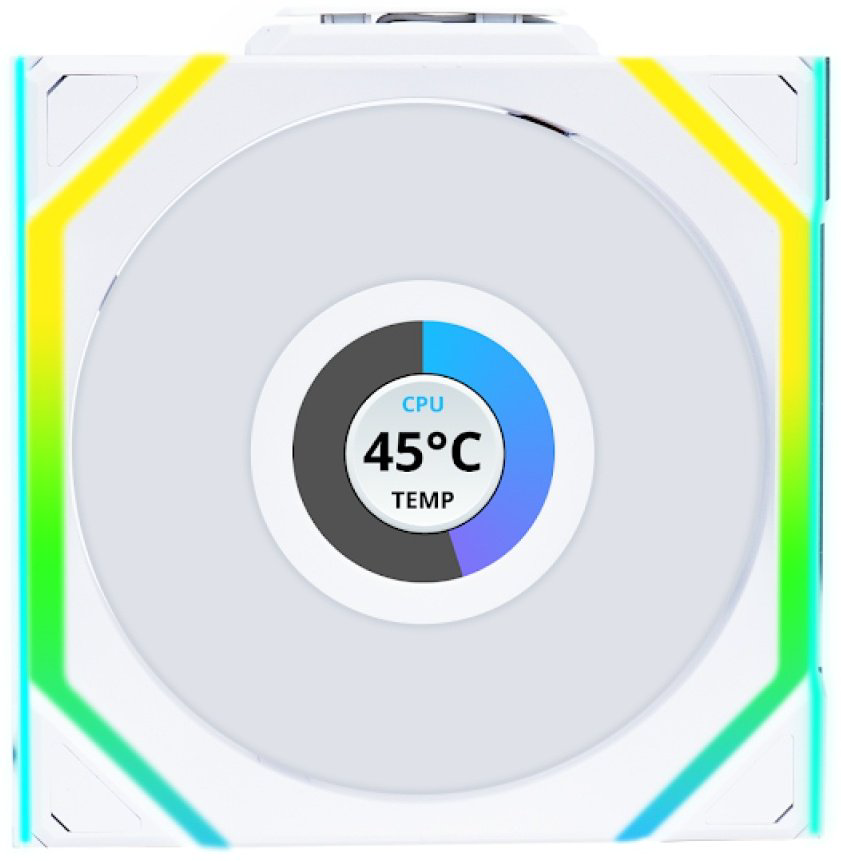 Вентилятор LIAN LI Uni Fan SL Wireless LCD 120 ARGB Reverse Blade 12RSLLCD1W1W купить,NaN