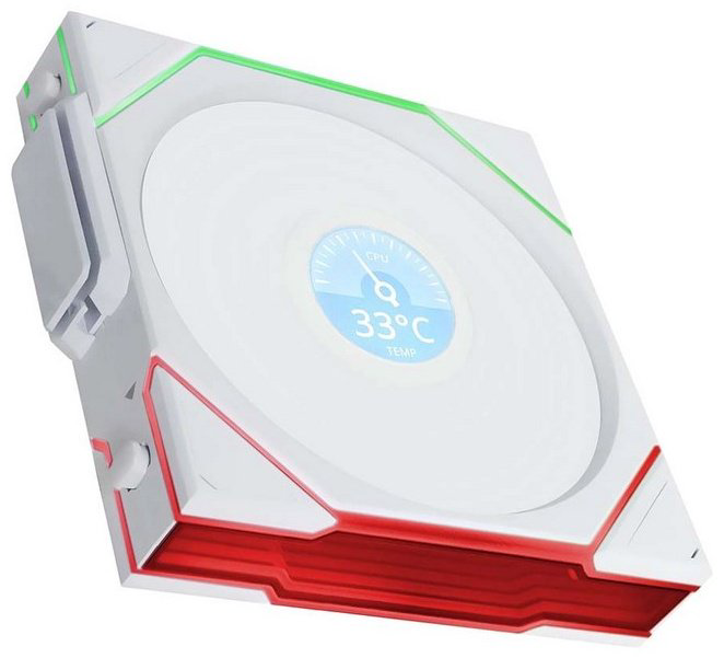 Вентилятор LIAN LI Uni Fan TL Wireless LCD 120 ARGB Reverse Blade 12RTLLCD1W1W купить,NaN
