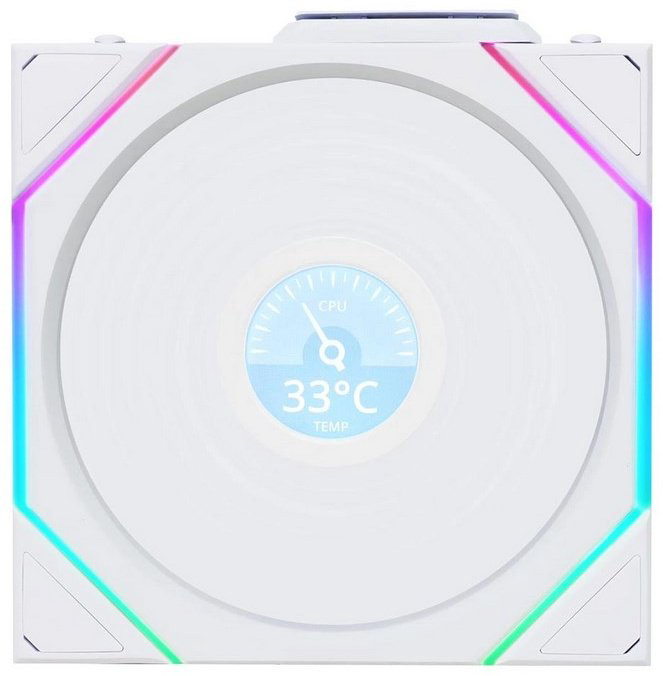 Вентилятор LIAN LI Uni Fan TL Wireless LCD 120 ARGB Reverse Blade 12RTLLCD1W1W купить,NaN