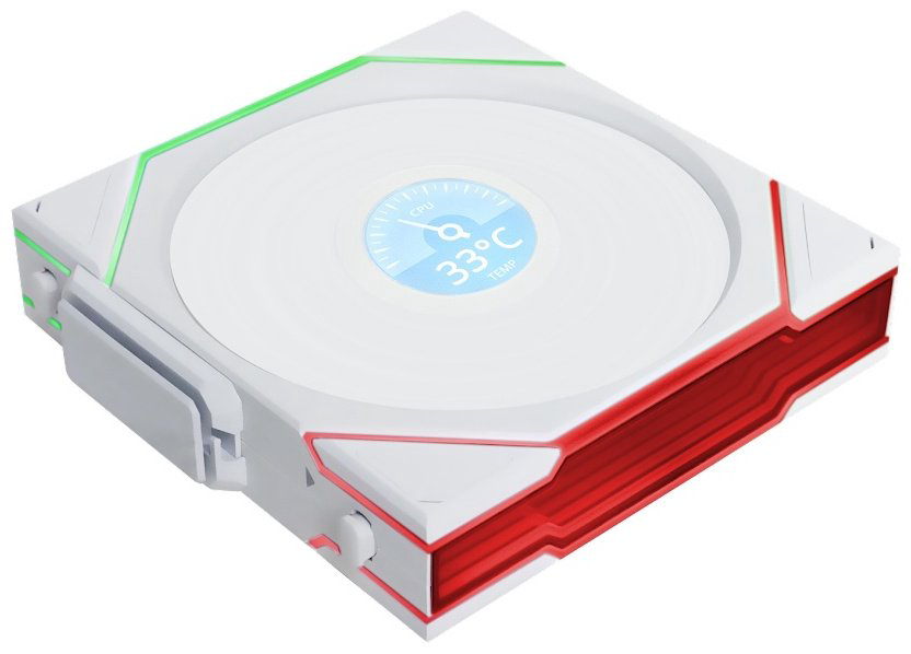 Вентилятор LIAN LI Uni Fan TL Wireless LCD 120 ARGB Reverse Blade 12RTLLCD1W1W купить,NaN