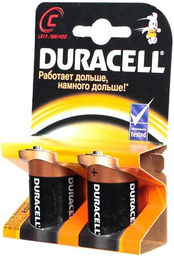 Батарейки Duracell Basic C2 K2 2шт