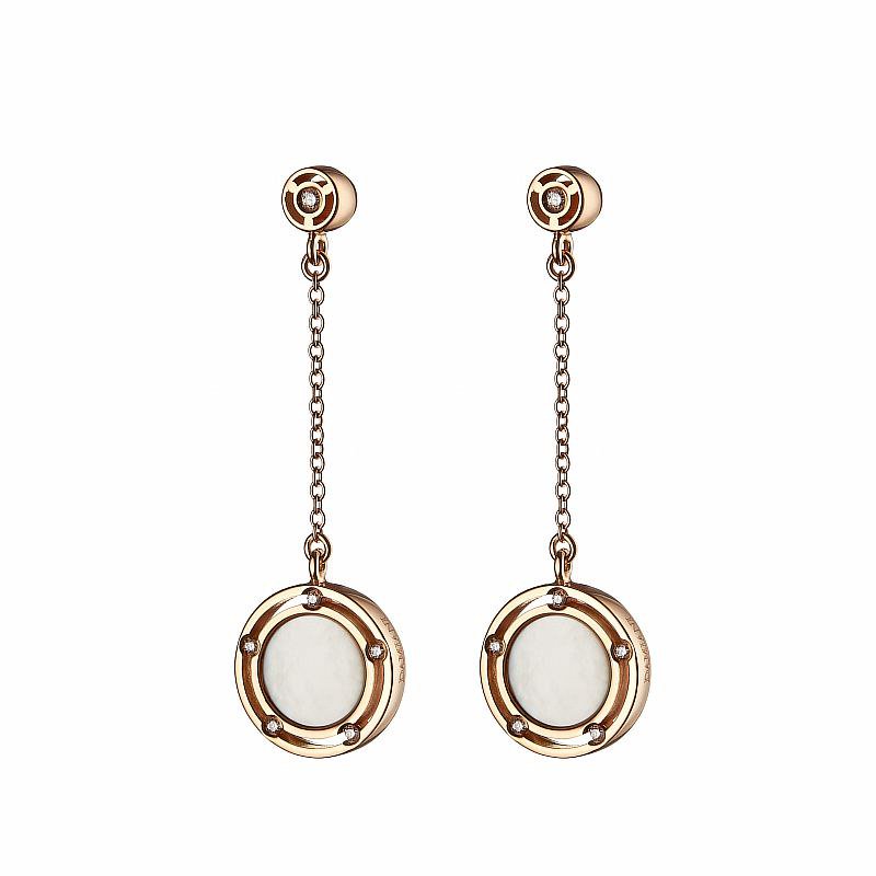 Серьги Damiani 14274 д 8,05гр 0,072ct 0,7ct. купить,NaN