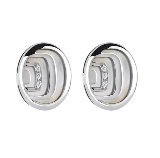 Серьги Damiani 14319 д 4,009гр 0,03ct 0,74ct. купить,NaN