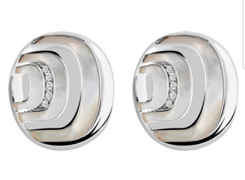 Серьги Damiani 14354 д 14,19гр 0,2гр 0,072ct 4,8ct. купить,NaN