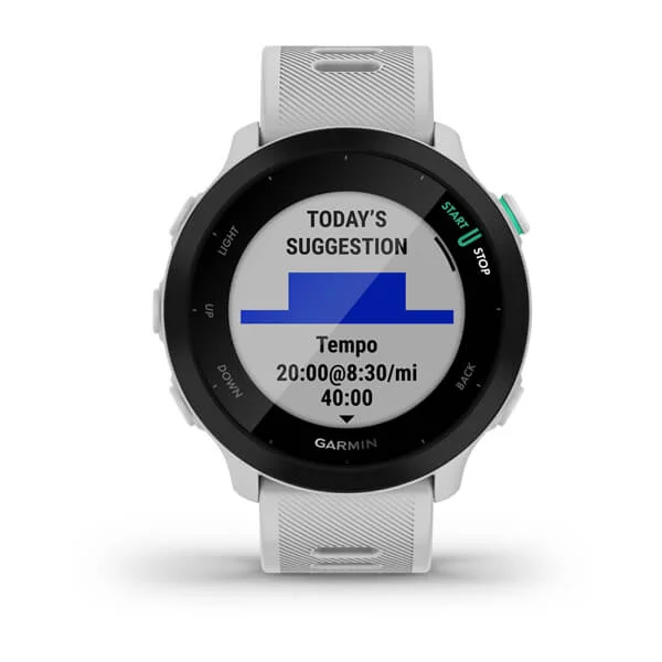Смарт-часы Garmin Forerunner 55 010-02562-11  26.3mm White купить,0