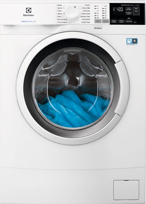 Стиральная машина Electrolux EW6S4R27W белая купить,NaN