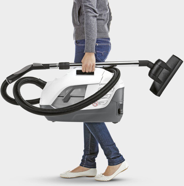 Пылесос Karcher DS 6 Premium Plus 1.195-242.0 белый