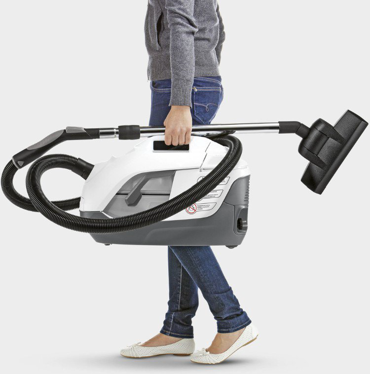 Пылесос Karcher DS 6 Premium Plus 1.195-242.0 белый