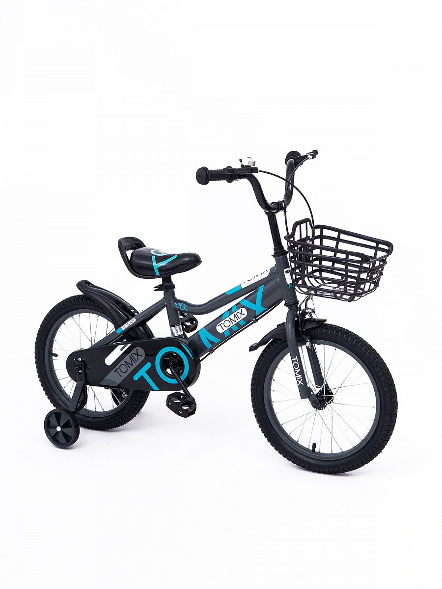 Велосипед 2 колесный Tomix Junior Captain 16 серый купить,NaN