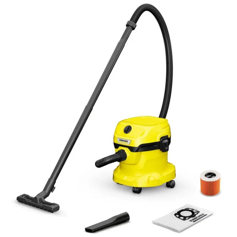 Промышленный пылесос Karcher WD 2 Plus 1.628-009.0 желтый