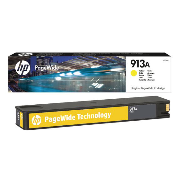 Картридж HP 913A F6T79AE желтый
