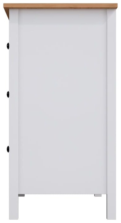Комод ZETA Кымор, 108x50x96 см, белый, светло-коричневый купить,NaN