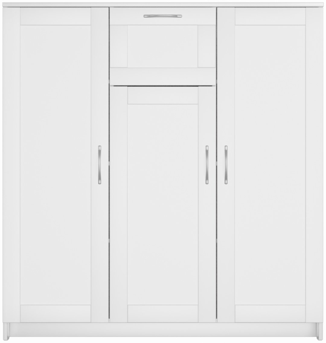 Комод СВЕДСТА Сириус, 117x41x123 см, белый купить,NaN