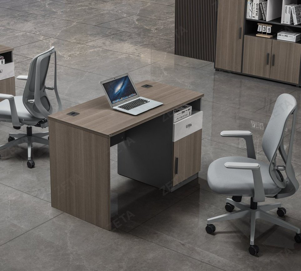 Стол компьютерный PG-F23B-12B, 120х60x75 см, серый, коричневый купить,NaN