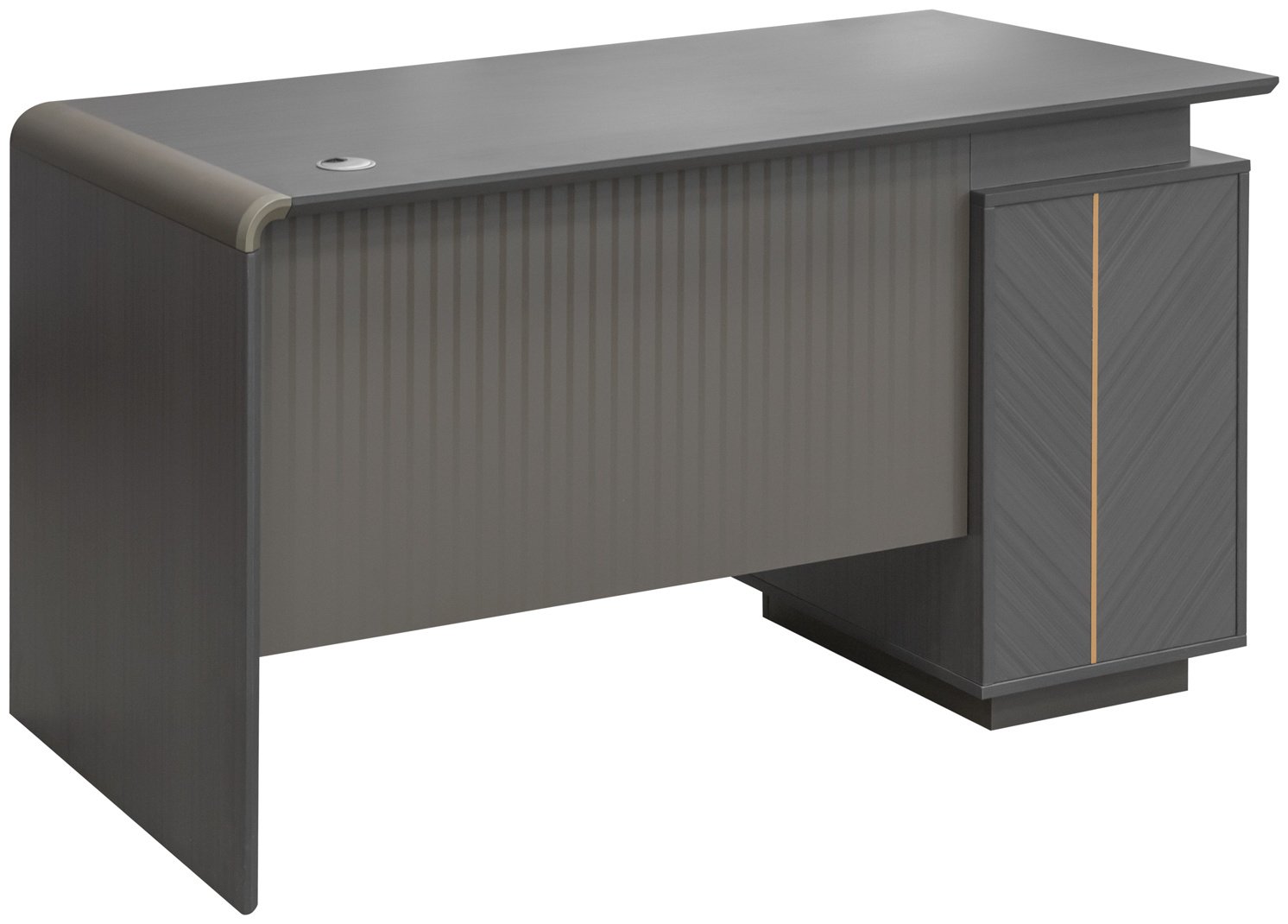 Стол письменный ZETA YF419-140X, 70х140x75 см, серый купить,NaN