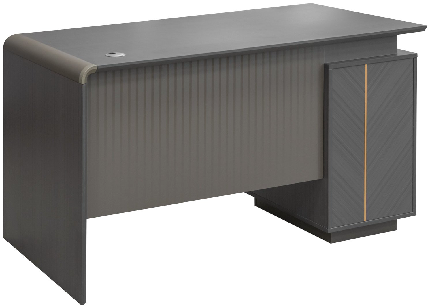 Стол письменный ZETA YF419-140X, 70х140x75 см, серый купить,NaN