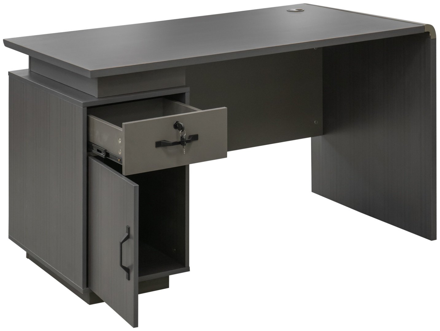 Стол письменный ZETA YF419-140X, 70х140x75 см, серый купить,NaN