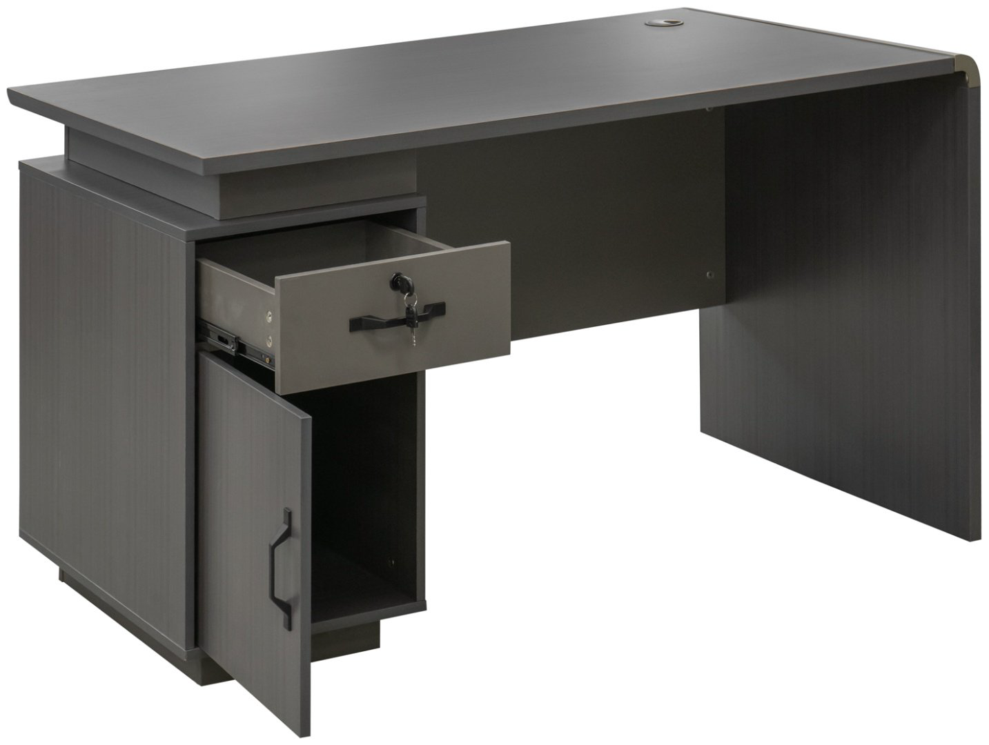 Стол письменный ZETA YF419-140X, 70х140x75 см, серый купить,NaN