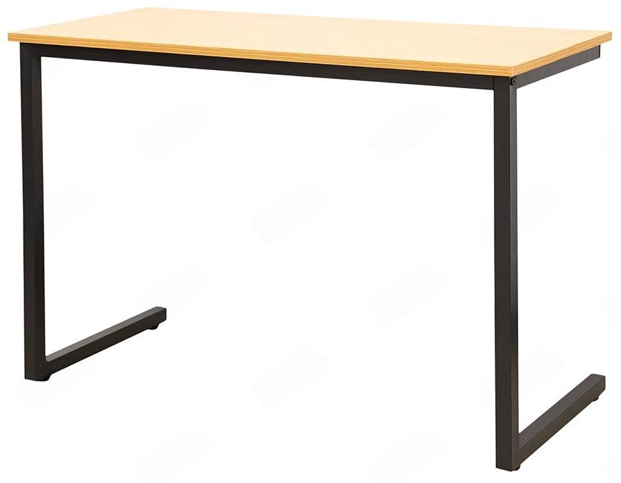 Стол компьютерный 1301, 90х35x61 см, черный, светло-коричневый купить,NaN