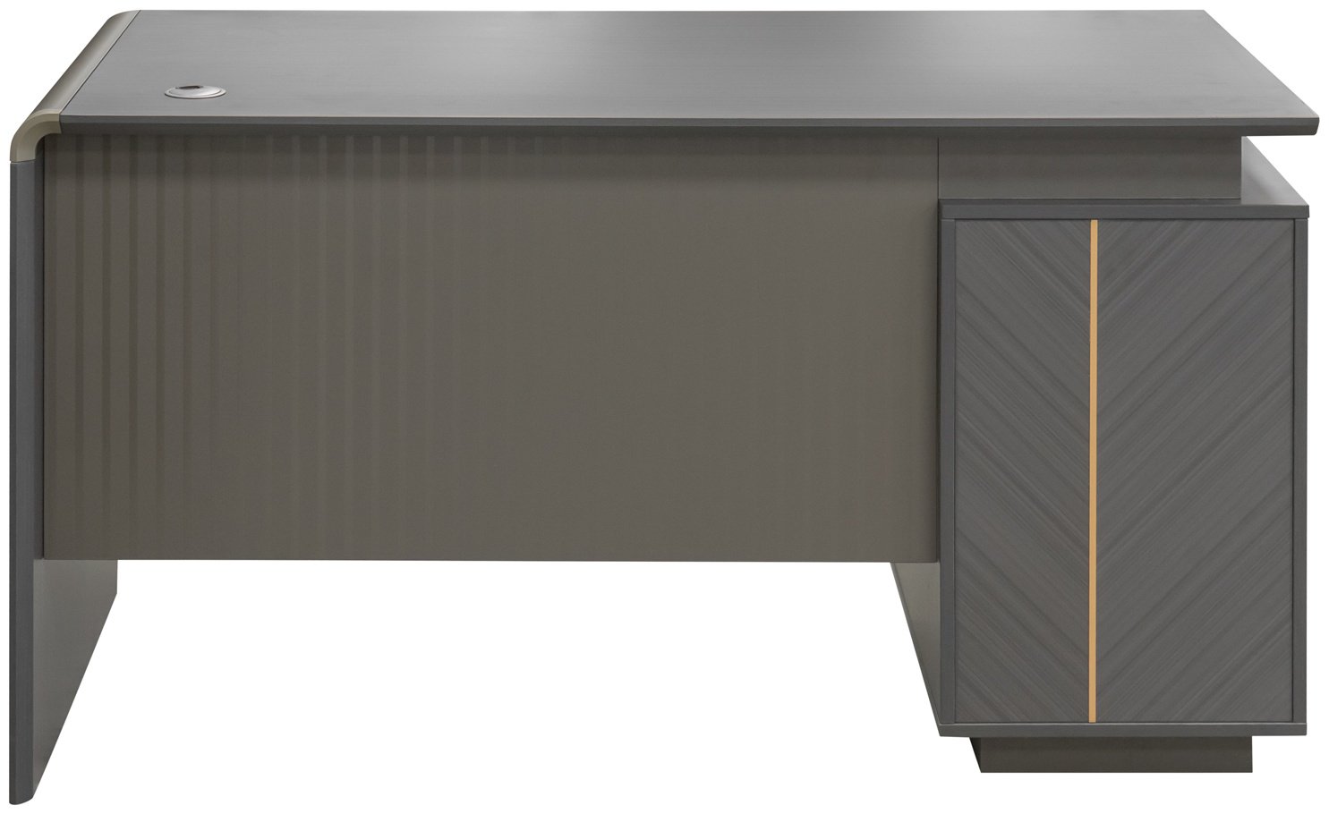 Стол письменный ZETA YF419-140X, 70х140x75 см, серый купить,NaN