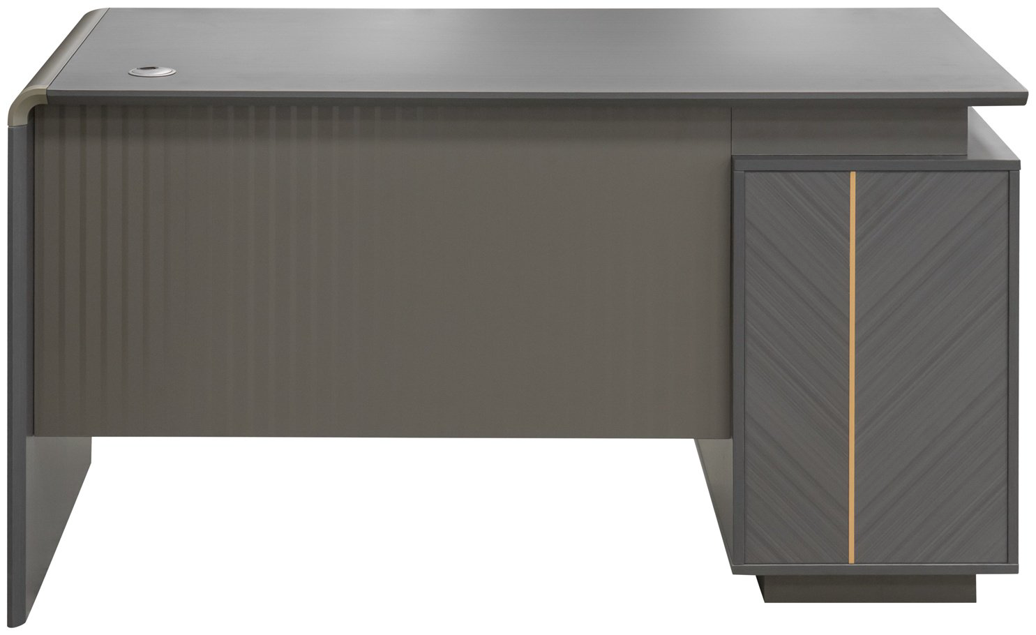 Стол письменный ZETA YF419-140X, 70х140x75 см, серый купить,NaN