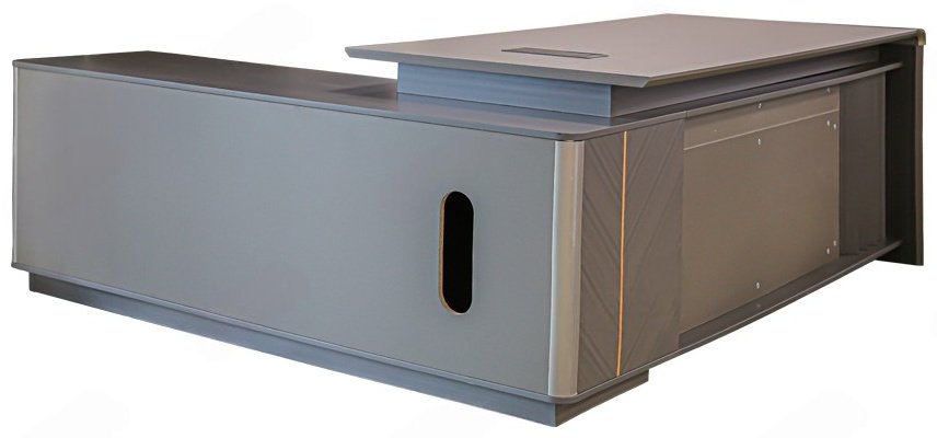 Стол письменный ZETA YD308D20, 200х85x75 см, серый купить,NaN