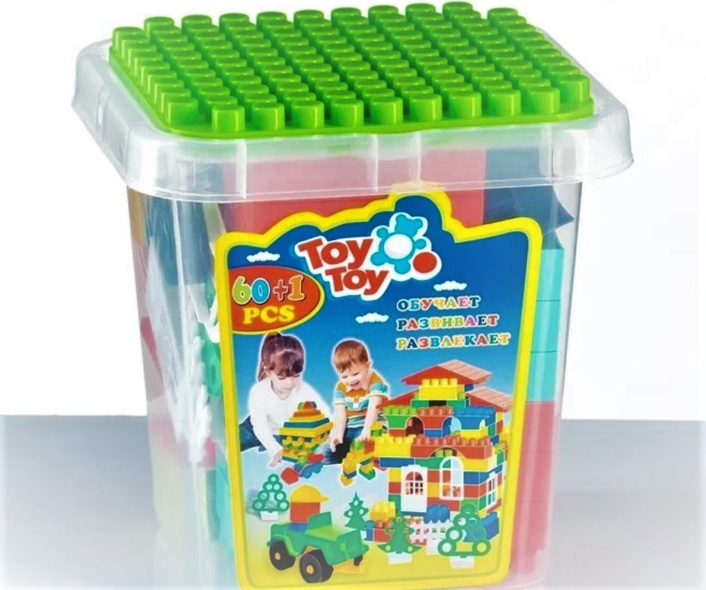 Конструктор Toy Toy Обучает, развивает, развлекает, деталей 61 шт купить,NaN