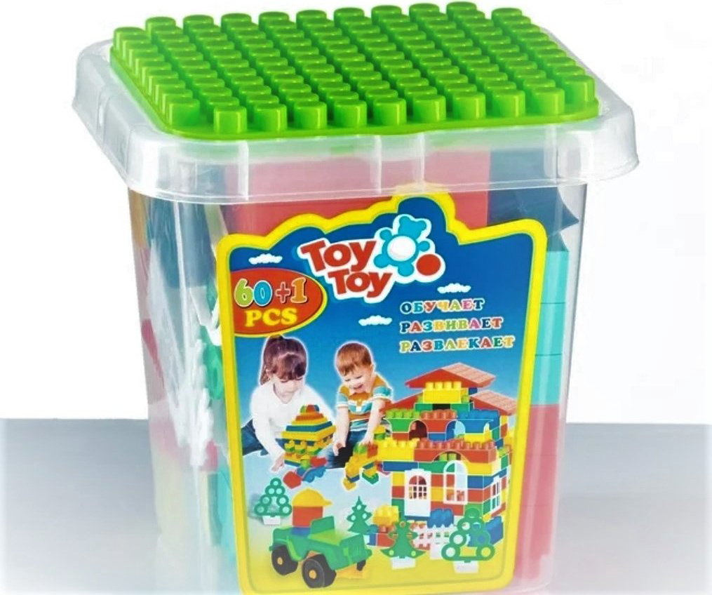 Конструктор Toy Toy Обучает, развивает, развлекает, деталей 61 шт купить,NaN