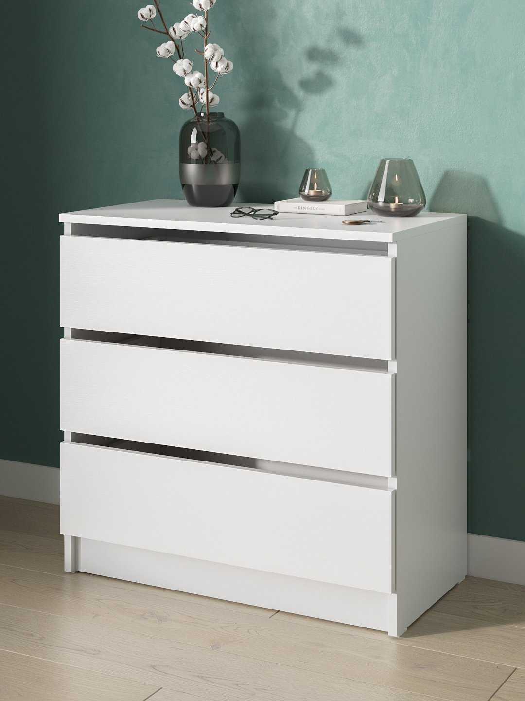 Комод SV КМ 2, 70.4x37x70 см, белый купить,NaN