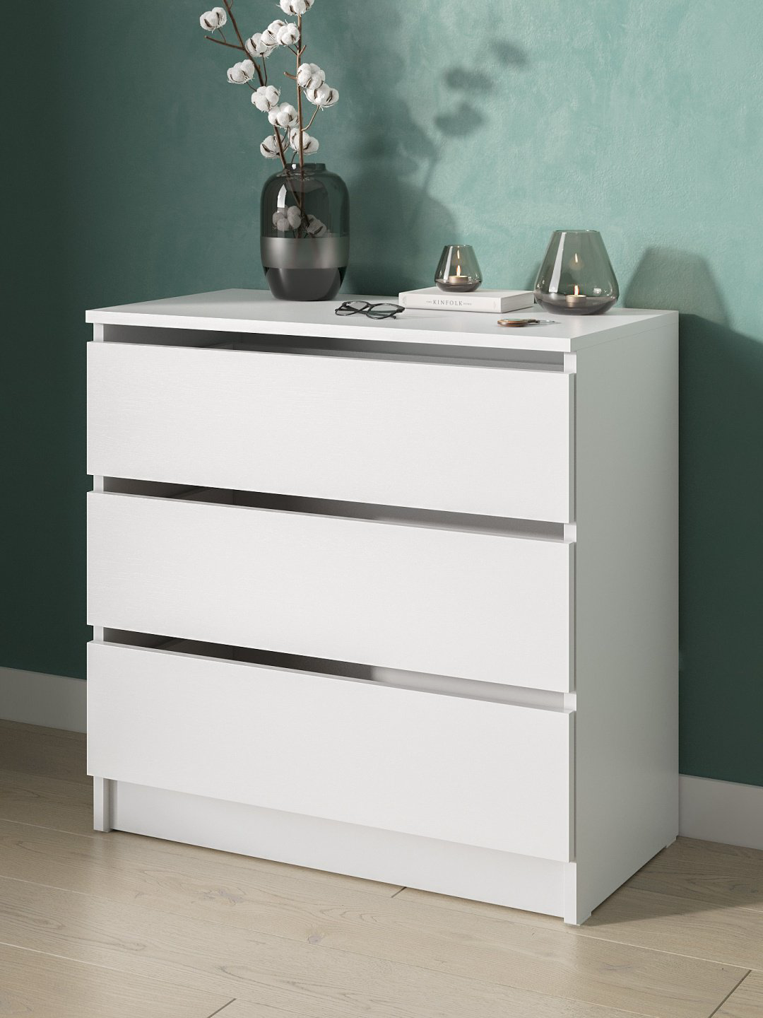 Комод SV КМ 2, 70.4x37x70 см, белый купить,NaN