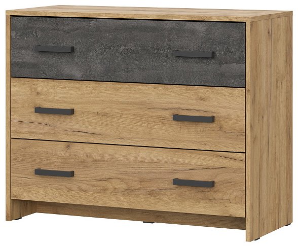 Комод SV МСП 1, 90.10x39x72.4 см, серый, коричневый купить,NaN
