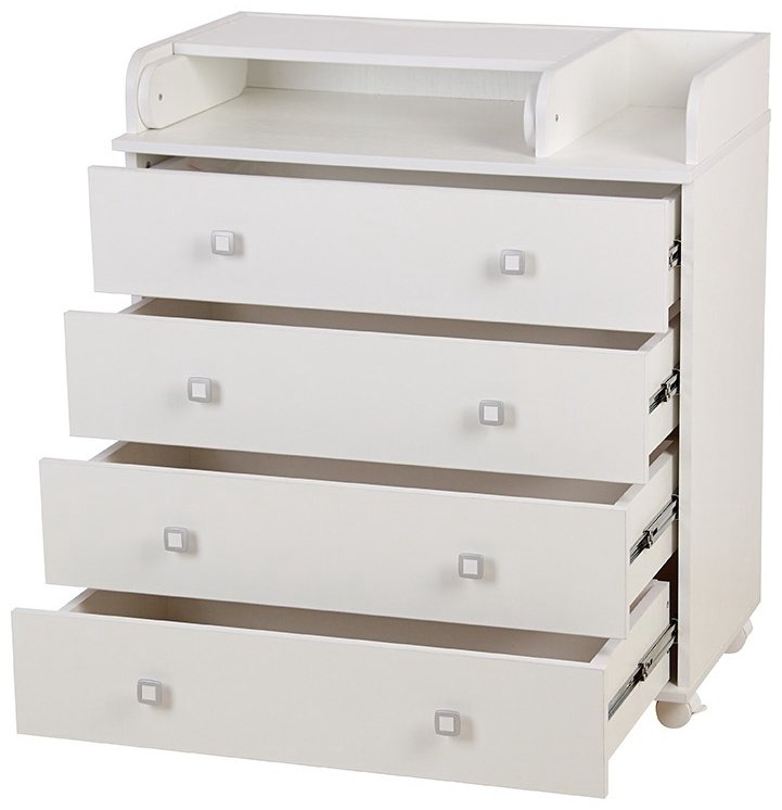 Комод ZETA Simple, 80.40x46.70x92.2 см, белый купить,NaN