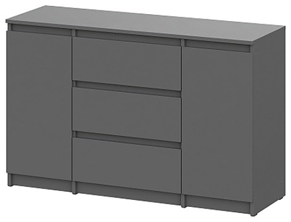 Комод Денвер, 120.10x39x75.4 см, графит купить,NaN