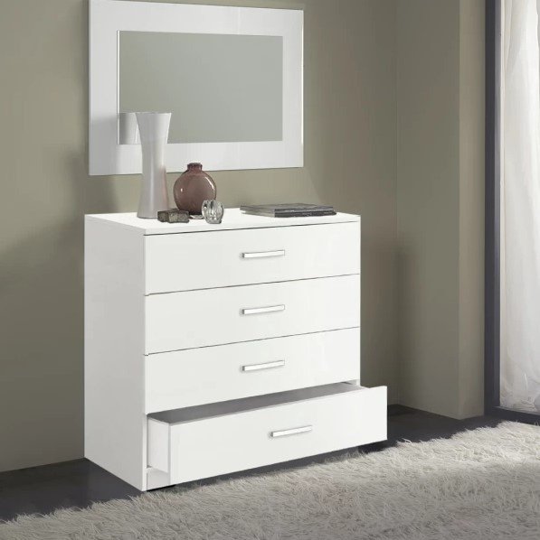 Комод БОРОВИЧИ Лотос, 80.60x44.70x86 см, белый купить,NaN