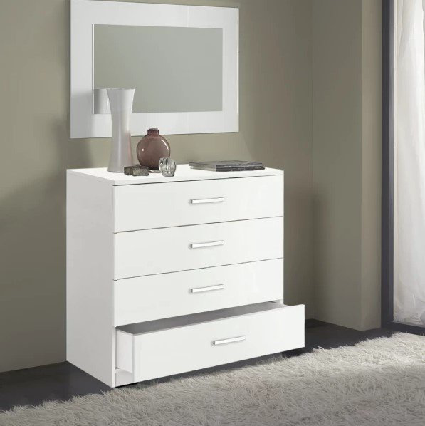 Комод БОРОВИЧИ Лотос, 80.60x44.70x86 см, белый купить,NaN