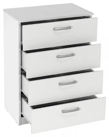 Комод БОРОВИЧИ 115634451, 62x38.50x86 см, белый купить,NaN