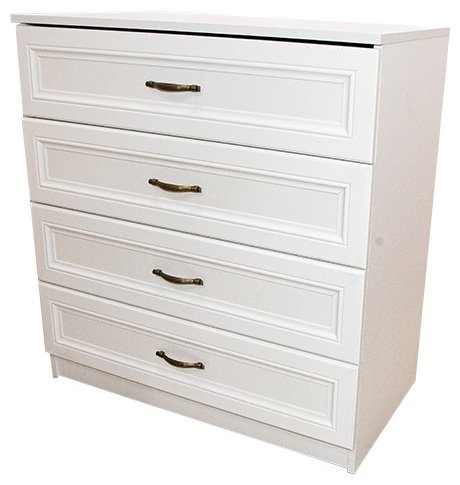 Комод ZETA Косичка, 80x44x86 см, белый купить,NaN