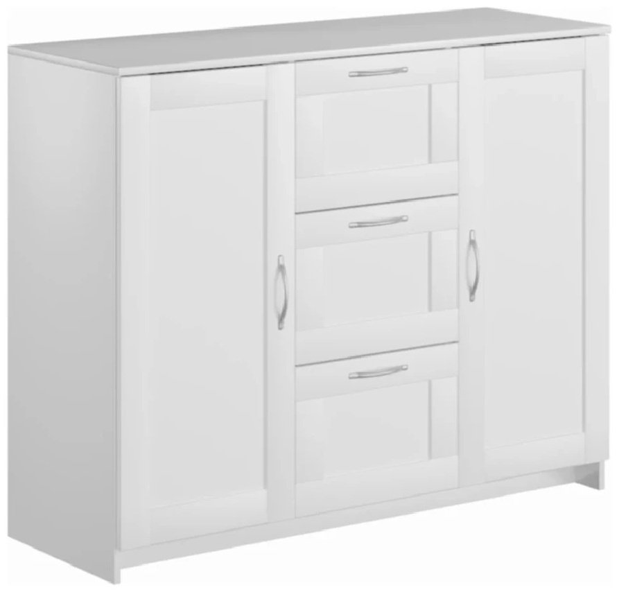 Комод СВЕДСТА Сириус, 117x41x95 см, белый купить,NaN