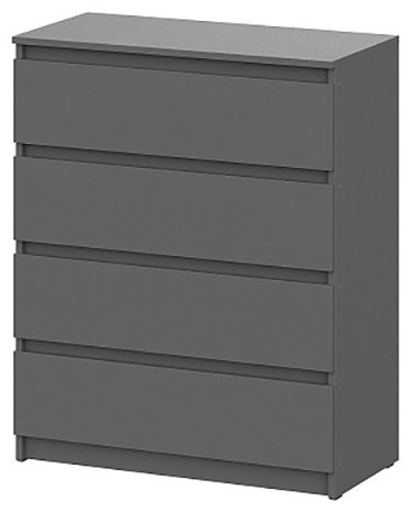Комод SV Денвер, 80x39x97.8 см, графит купить,NaN