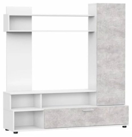 Стенка SV МГС 9 150х153.5х38 см, белый, светло серый купить,NaN