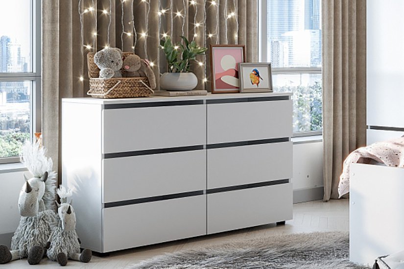 Комод SV Токио, 120.10x36.80x73.9 см, белый купить,NaN