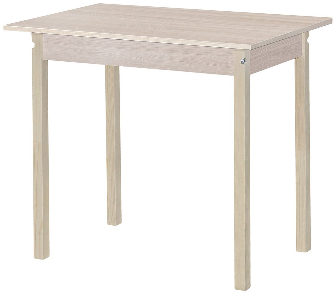 Обеденный стол ПН, 85х57x73 см, ЛДСП, бежевый купить,NaN