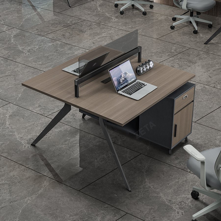 Стол компьютерный PG-F23A-2A, 120х120x113 см, серый, коричневый купить,NaN